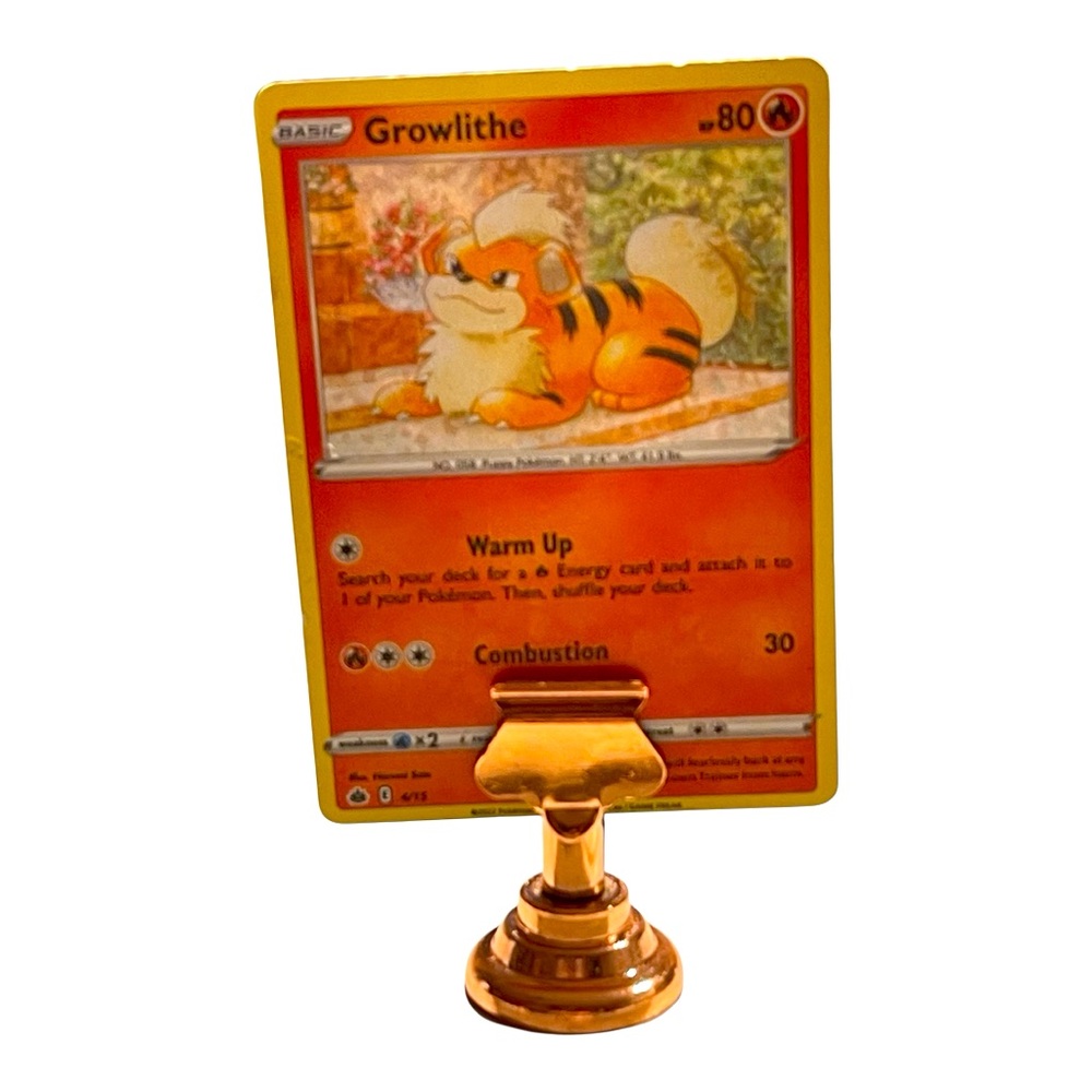 Limited Edition Growlithe Holo 4/15 McDonalds 2022 Match Battle Pokemon TCG Card